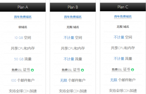 BlueHost香港空间方案