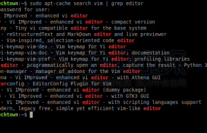 Ubuntu系统安装VIM编辑器