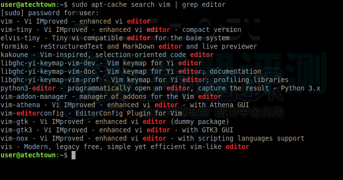 Ubuntu系统安装VIM编辑器