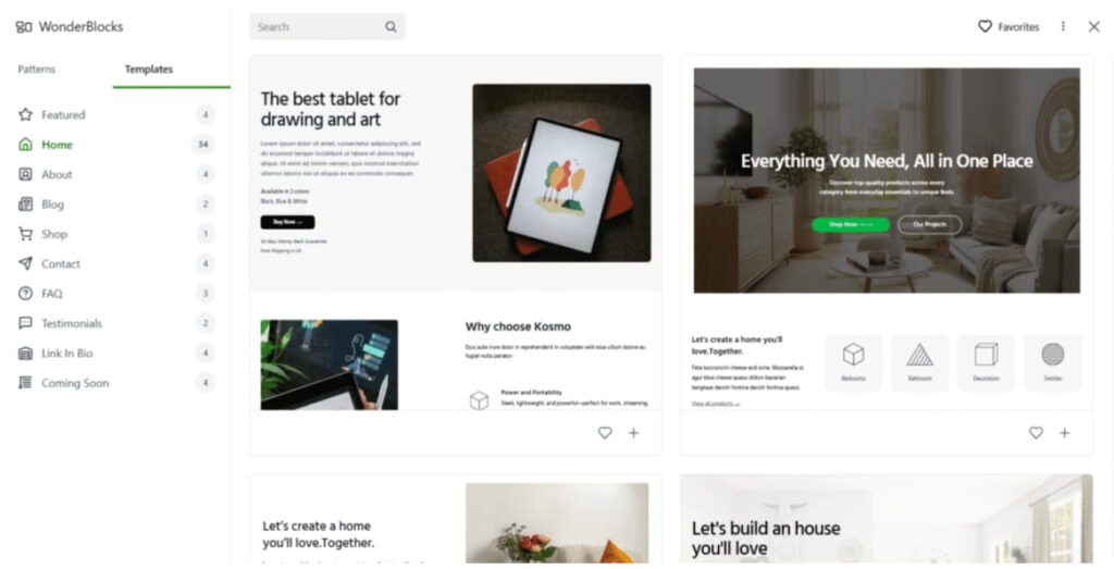 专业设计的WordPress模板